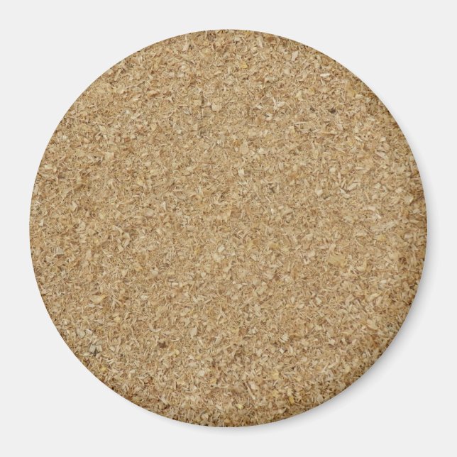 Sawdust Large Round Magnet (Framsidan)