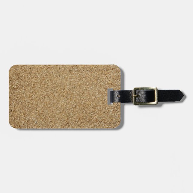 Sawdust Luggage Tag Bagagebricka (Horisontell Framsida)