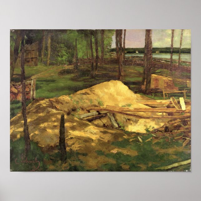 Sawdust Pit, 1876 Poster (Framsidan)