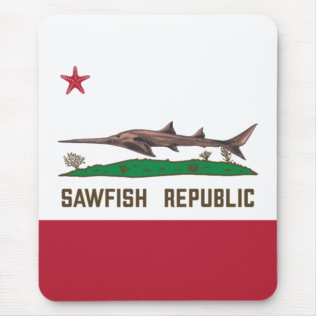Sawfish Republic Ray Flagga Carpenter Shark Musmatta (Framsidan)