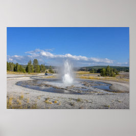 Sawmill Geyser, nationalparken Yellowstone Poster