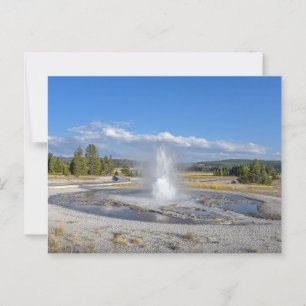 Sawmill Geyser, nationalparken Yellowstone Vykort