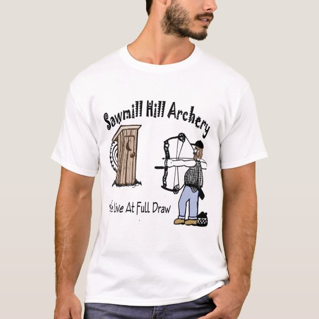 Sawmillbackebågskytte T Shirt (Framsida)