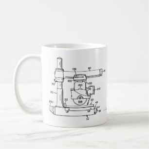 SawSmith sågar den radiella armen muggen Kaffemugg