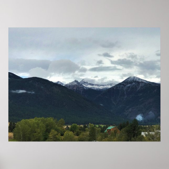 Sawtooth & Hurricane Point, Oregon Poster (Framsidan)
