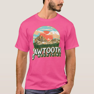 Sawtooth Mountains Idaho T Shirt