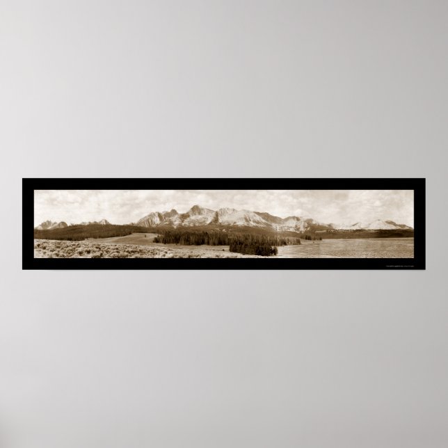 Sawtooth Mountains Stanley ID Photo 1936 Poster (Framsidan)