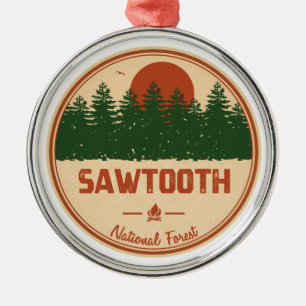 Sawtooth National Forest Julgransprydnad Metall