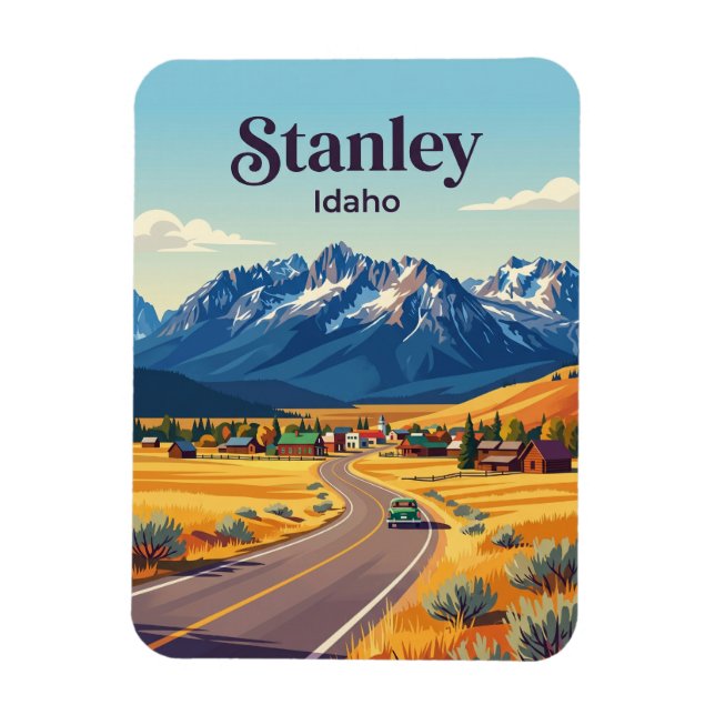 Sawtooth Scenic Byway Idaho Magnet (Vertikal)
