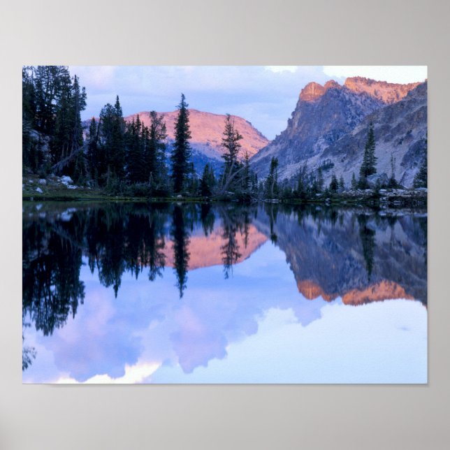 Sawtooth Wilderness, Idaho. USA. Cumulus Poster (Framsidan)