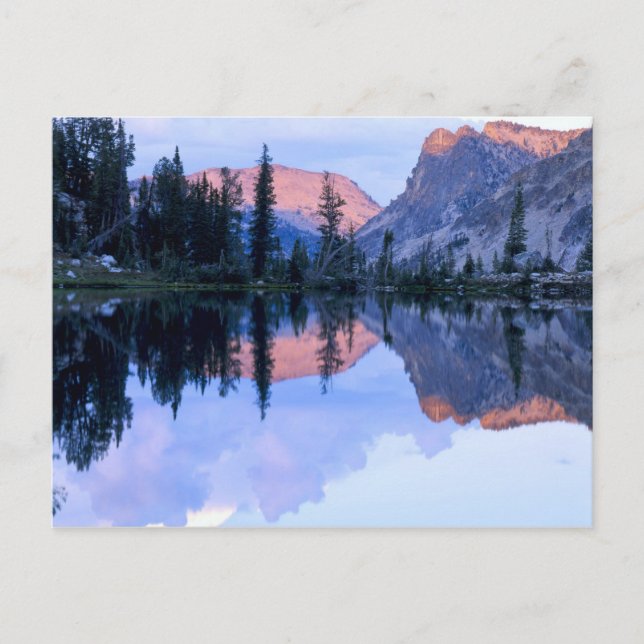Sawtooth Wilderness, Idaho. USA. Cumulusmoln Vykort (Framsida)