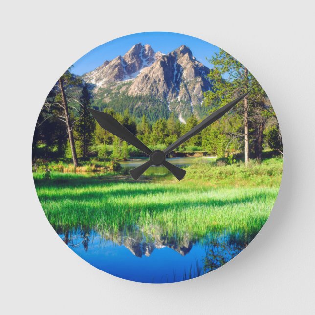 Sawtooth Wilderness Rund Klocka (Framsida)
