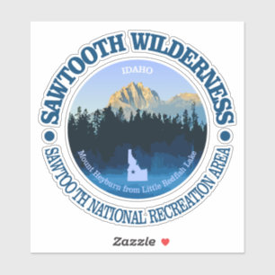 Sawtoothvildmark Klistermärken