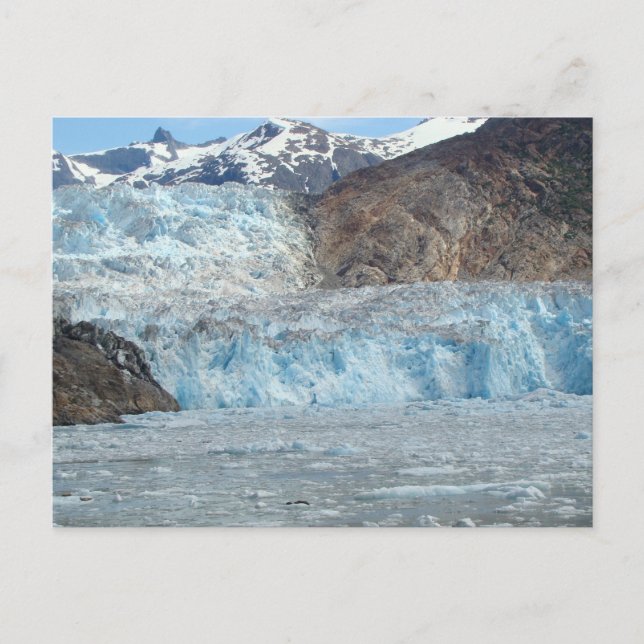 Sawyer Glacier Alaska Vykort (Framsida)