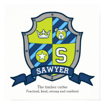 Sawyer namn betyder att ursprung björnens vapenskö