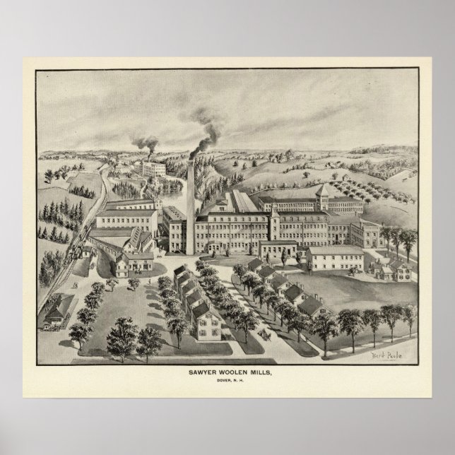Sawyer Woolen Mills Poster (Framsidan)