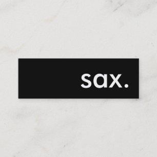 sax. mini visitkort
