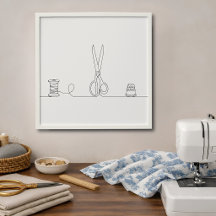 Sax Minimalistisk Väggkonsttryck Galleriplatta