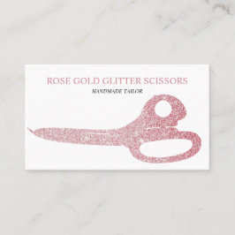Sax Rose Guld Rosa Glitter Visitkort