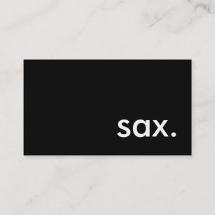sax. visitkort