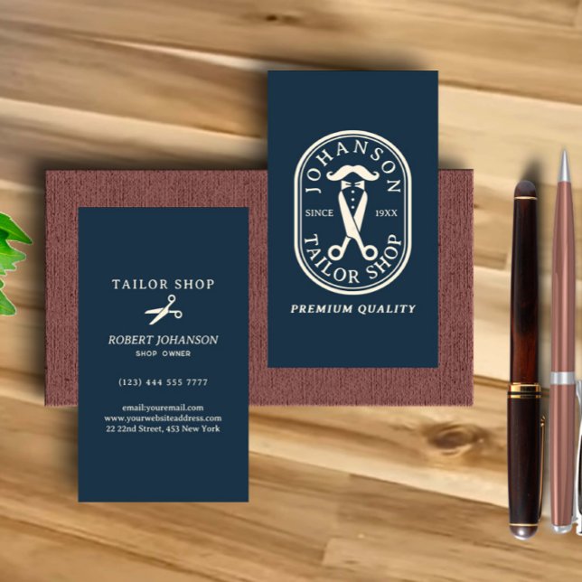 Saxare Tailor Shop Visitkort (Skapare uppladdad)