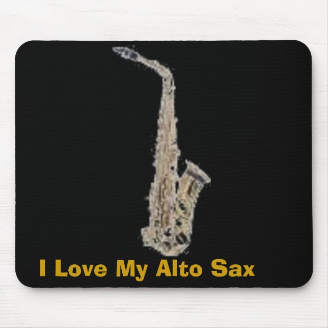 saxen älskar jag min alt- Sax Musmatta (Framsidan)