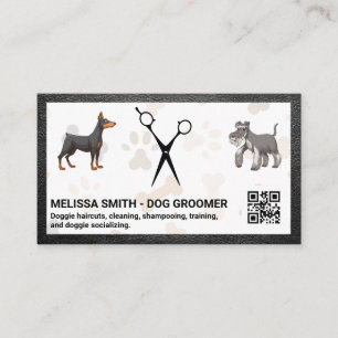 Saxer Doggies QR-kod Visitkort