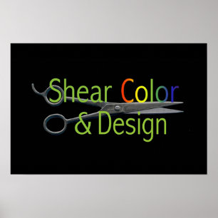 Saxfärg & designlogotyp poster