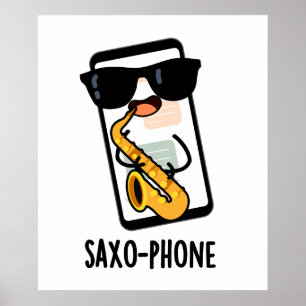 Saxo-fon Roliga Mobilskämt  Poster