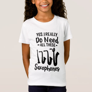 Saxofon - axofontyper t shirt
