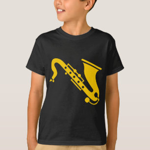 Saxofon - bärnsten t shirt