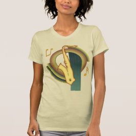 Saxofon Deco T Shirt