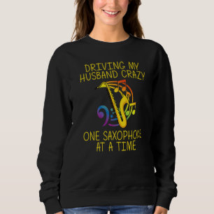 Saxofon för kvinnor Mamma rörbladinstrument T Shirt