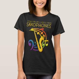 Saxofon for Mamma Women Reed Instrument T Shirt