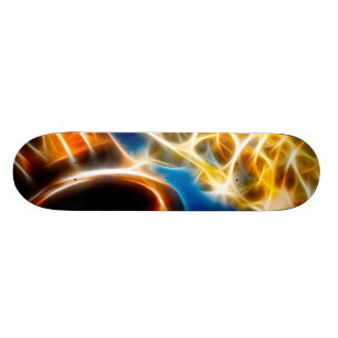 Saxofon - Fractal Skateboard Bräda 19,5 Cm
