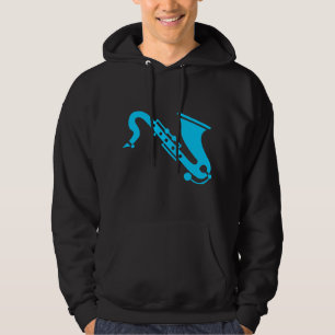 Saxofon - Himlar Blue Hoodie