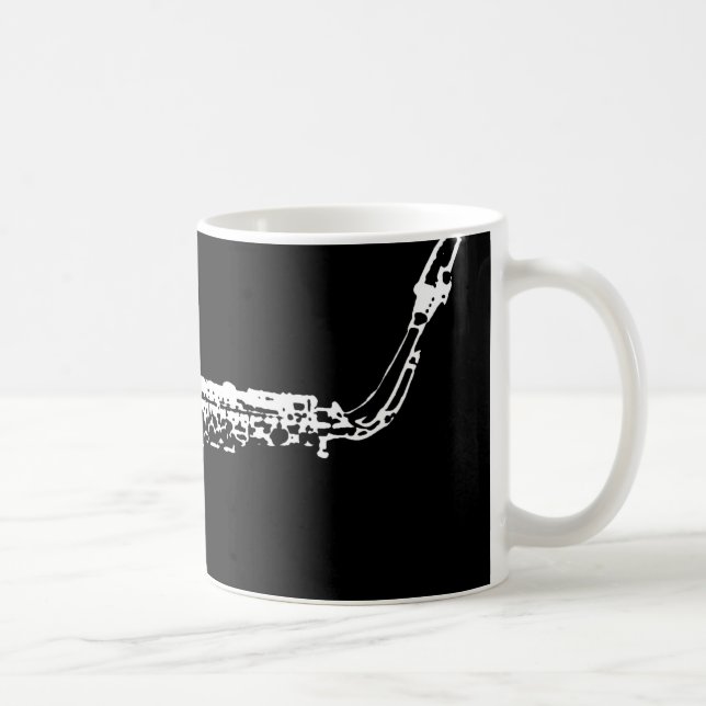 saxofon kaffemugg (Höger)