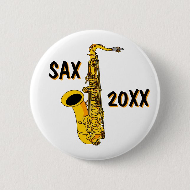 saxofon knapp (Framsida)