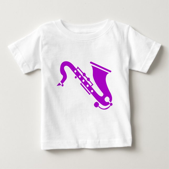 Saxofon - Lila Tröja (Framsida)