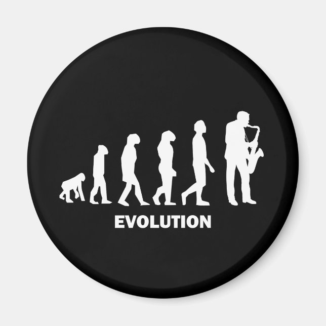 saxofon magnet (Framsidan)