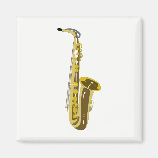 saxofon magnet (Framsidan)