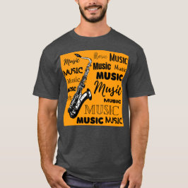 saxofon,musik t shirt