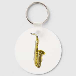 saxofon nyckelring