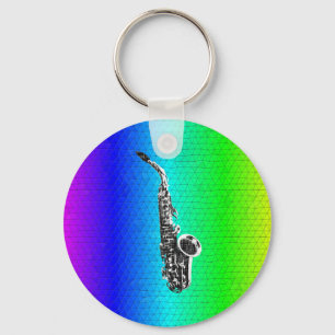 Saxofon Nyckelring