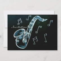 Saxofon och Musik noter
