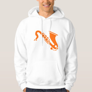 Saxofon - Orange Sweatshirt