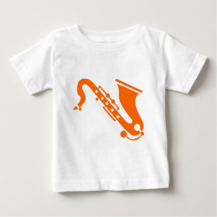 Saxofon - Orange T Shirt