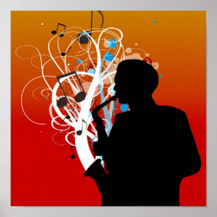saxofon poster