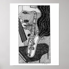 saxofon poster