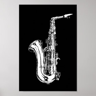 Saxofon Poster
